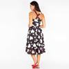 Voodoo Vixen - Daisy hearts Longue robe - Noir Product image